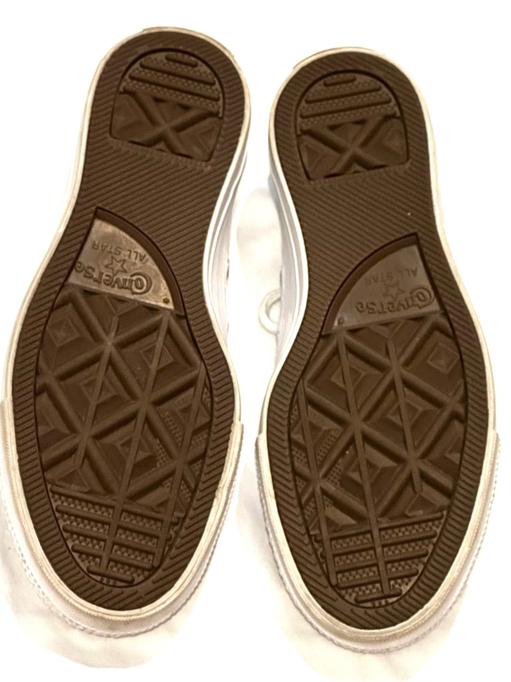 CONVERSE All Star White Low-Top Perforated Leather Sneakers - Picture 4 of 6